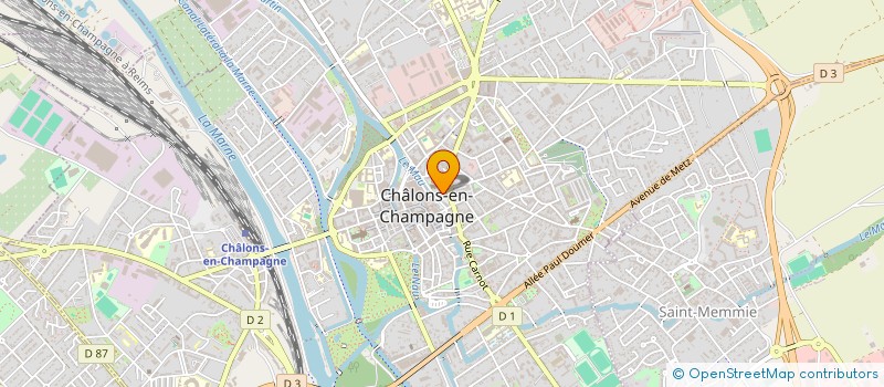localisation de l'entreprise LA GOURMANDISE à CHALONS-EN-CHAMPAGNE