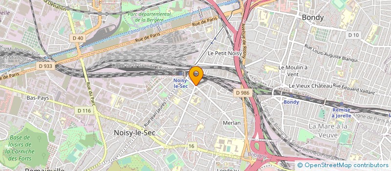 localisation de l'entreprise LA GOURMANDISE à NOISY-LE-SEC