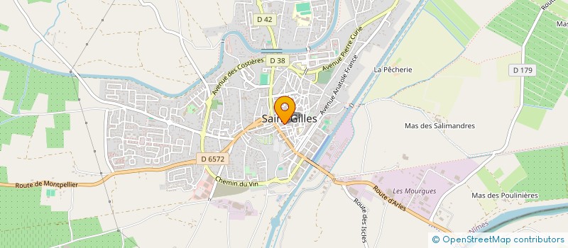 localisation de l'entreprise LA GOURMANDISE  SAINT-GILLES