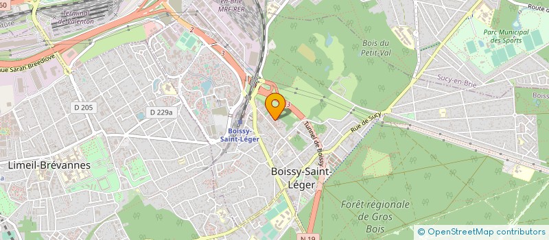 localisation de l'entreprise LA GOURMANDISE à BOISSY-SAINT-LEGER