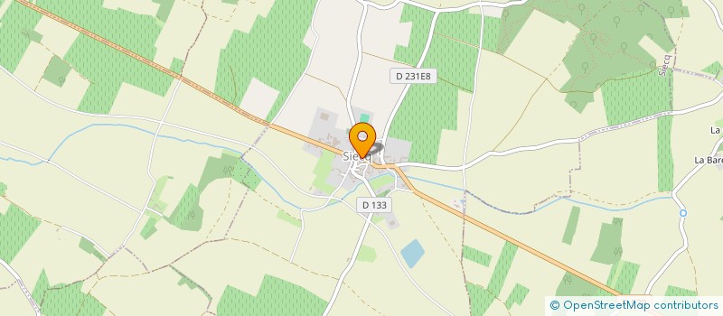 localisation de l'entreprise LA GOURMANDISE  SIECQ