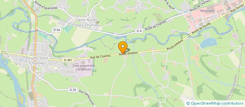 localisation de l'entreprise LA GOURMANDISE D'AILLANT  NEULISE