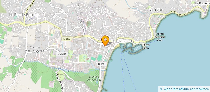 localisation de l'entreprise LA GOURMANDISE DE KHEIRA à LE LAVANDOU
