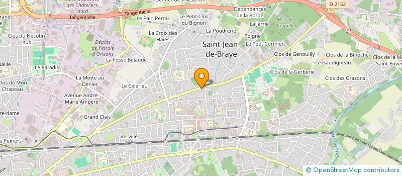 localisation de l'entreprise LA GOURMANDISE DE SAINT JEAN à SAINT-JEAN-DE-BRAYE