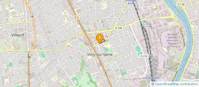 localisation de l'entreprise LA GOURMANDISE DE VITRY à VITRY-SUR-SEINE