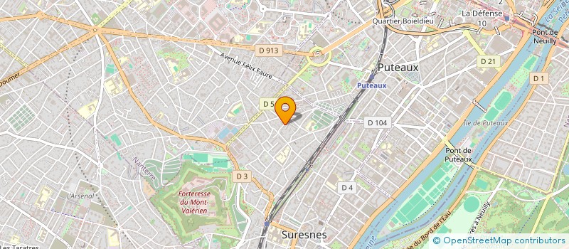 localisation de l'entreprise LA GOURMANDISE DU CHATEAU à SURESNES
