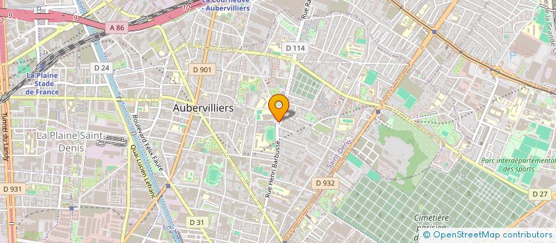 localisation de l'entreprise LA GOURMANDISE DU PORTUGAL à AUBERVILLIERS