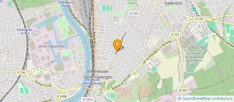 localisation de l'entreprise LA GOURMANDISE SAINT GEORGES  VILLENEUVE-SAINT-GEORGES