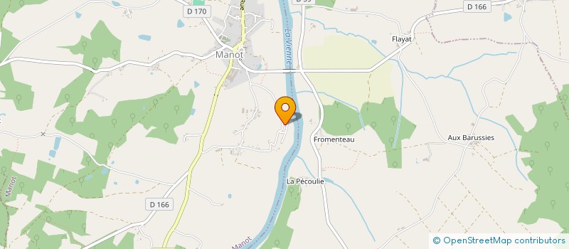 localisation de l'entreprise LA GOUTERIE à MANOT