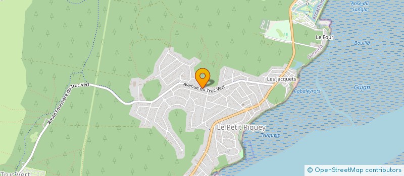 localisation de l'entreprise LA GOUTTE D'EAU à LEGE-CAP-FERRET