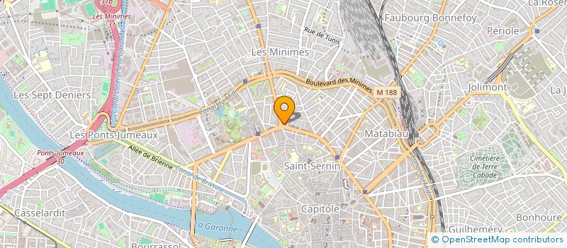 localisation de l'entreprise LA GOUTTE D'EAU  TOULOUSE