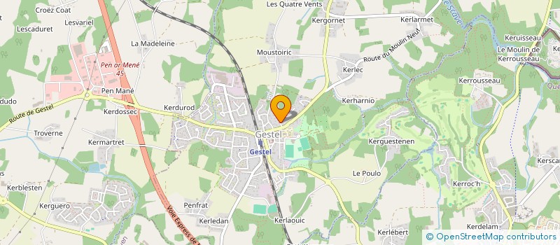 localisation de l'entreprise LA GOUTTE D'EAU à LORIENT