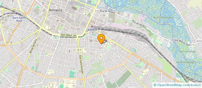 localisation de l'entreprise LA GOUTTE D'EAU à AMIENS