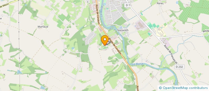 localisation de l'entreprise LA GOUTTE D'EAU  ESTILLAC