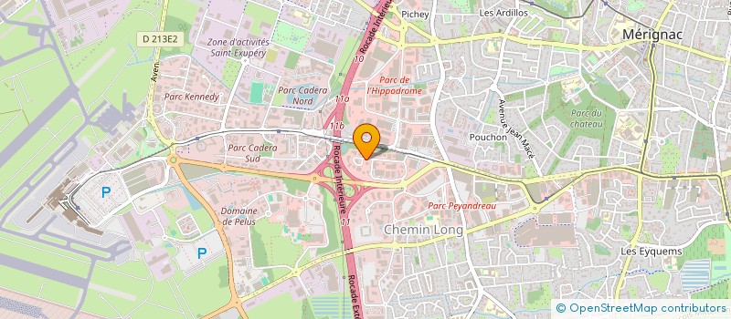 localisation de l'entreprise LA GOUTTE D'EAU  MERIGNAC