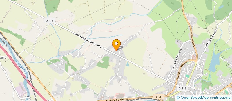 localisation de l'entreprise LA GOUTTE D'ENCRE  ORTHEZ