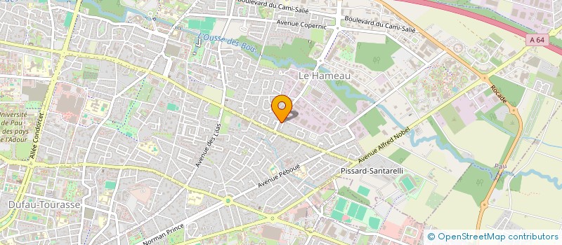 localisation de l'entreprise LA GOUTTE D'LAIT à PAU