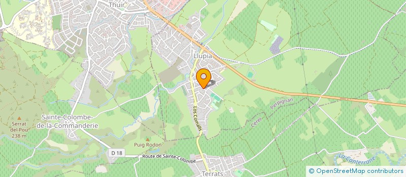 localisation de l'entreprise LA GOUTTE D'OR  LLUPIA