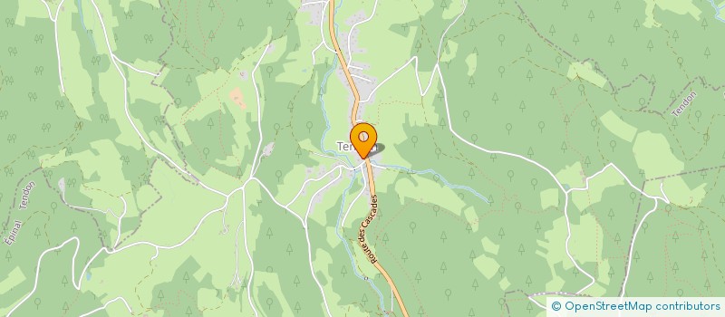 localisation de l'entreprise LA GOUTTE DU BERGER  TENDON