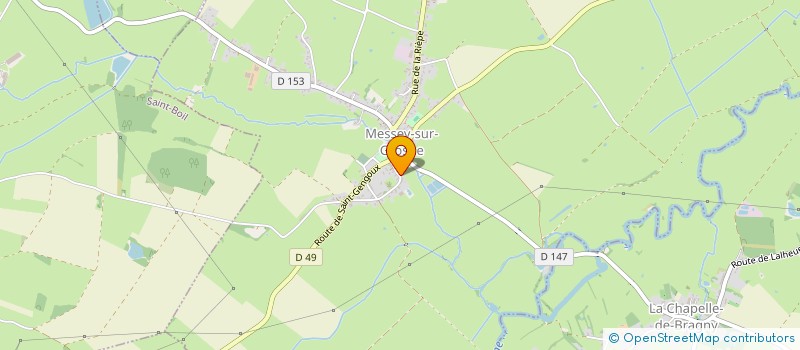 localisation de l'entreprise LA GOUTTEUSE  MESSEY-SUR-GROSNE