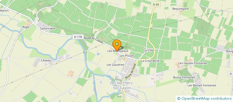 localisation de l'entreprise LA GOUVINERIE  DOUE-EN-ANJOU