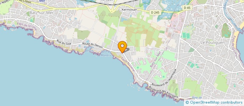 localisation de l'entreprise LA GOVELLE  BATZ-SUR-MER