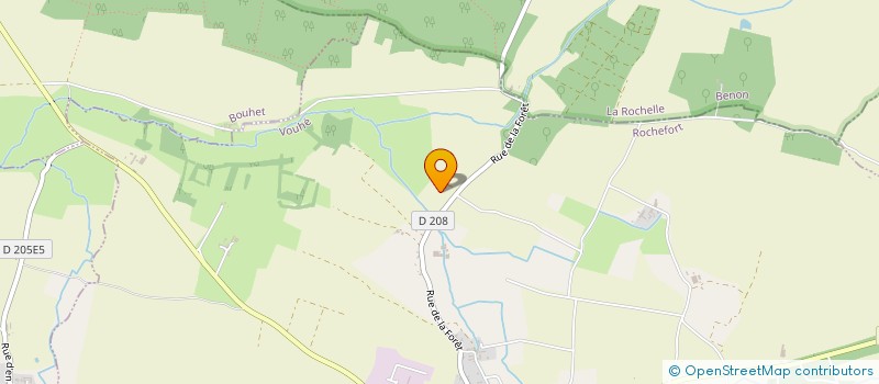 localisation de l'entreprise LA GOYETTE  VOUHE