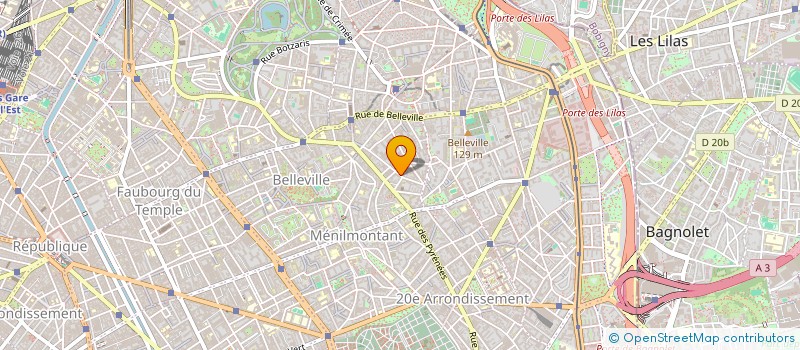 localisation de l'entreprise LA GRACE  PARIS