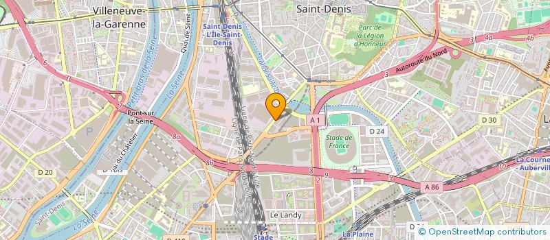 localisation de l'entreprise LA GRACE à SAINT-DENIS