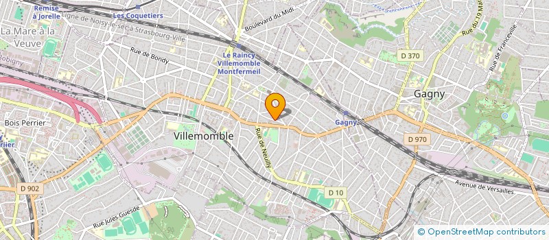 localisation de l'entreprise LA GRACE à VILLEMOMBLE
