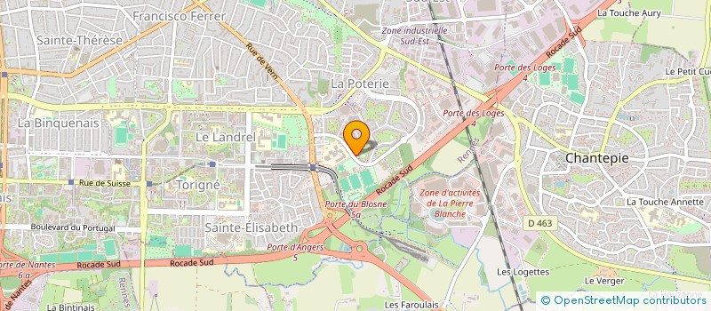 localisation de l'entreprise LA GRACE CONSTRUCTION  RENNES