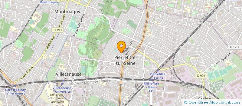 localisation de l'entreprise LA GRACE MULTI SERVICES à PIERREFITTE-SUR-SEINE