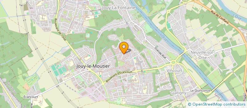 localisation de l'entreprise LA GRADINE COLLECTIF D'ARTISTES PLASTICIENS à JOUY-LE-MOUTIER