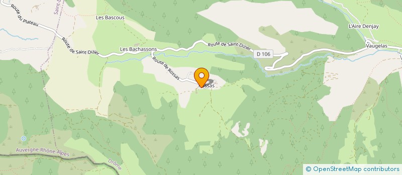 localisation de l'entreprise LA GRAINE  VALDROME