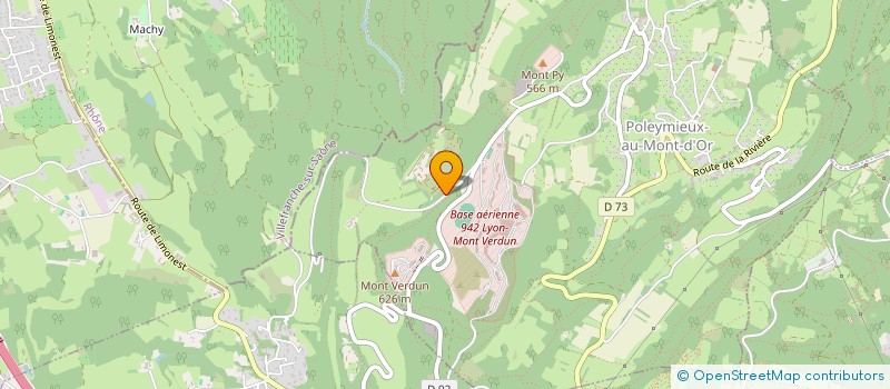 localisation de l'entreprise LA GRAINE AU VENT à POLEYMIEUX AU MONT D'OR