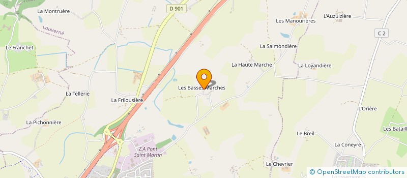 localisation de l'entreprise LA GRAINE CITOYENNE à LOUVERNE