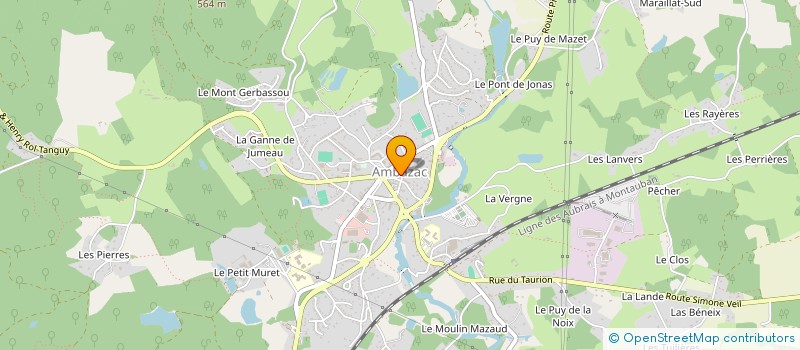 localisation de l'entreprise LA GRAINE DE MILLET à SAINT-PARDOUX-LE-LAC