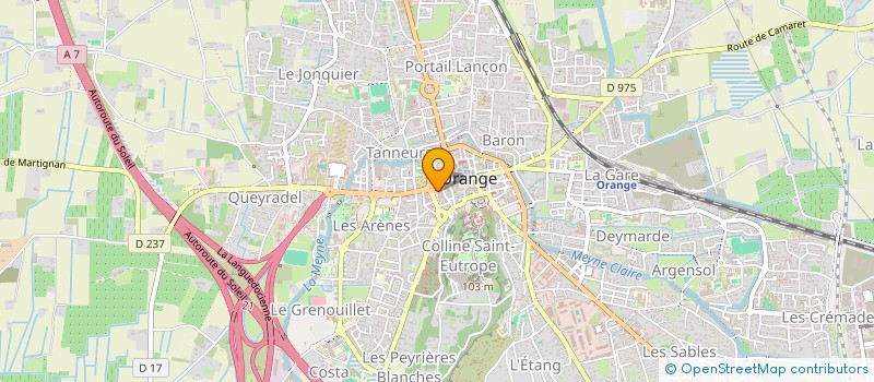 localisation de l'entreprise LA GRAINE DE PROVENCE II à ORANGE