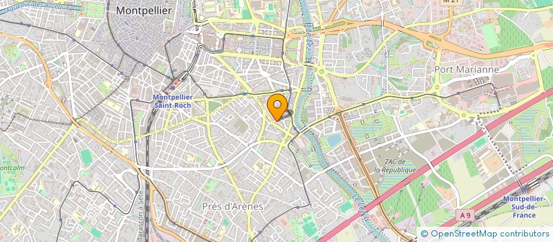 localisation de l'entreprise LA GRAINE MILLENAIRE à MONTPELLIER