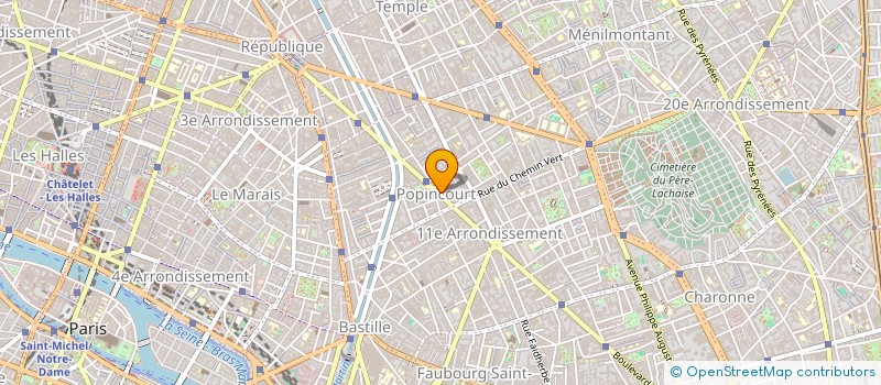 localisation de l'entreprise LA GRAINE-THE SEED à PARIS