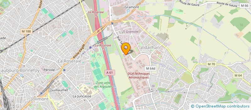 localisation de l'entreprise LA GRAINERIE  BALMA