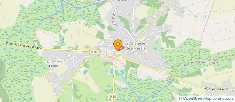 localisation de l'entreprise LA GRAINETERIE DU MOULIN à LA CHAPELLE-DES-MARAIS