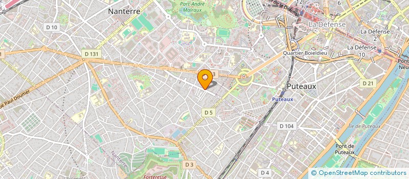 localisation de l'entreprise LA GRAMONDINE  NANTERRE