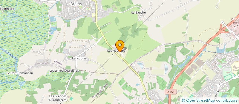 localisation de l'entreprise LA GRAND'BARRE  BRAINS