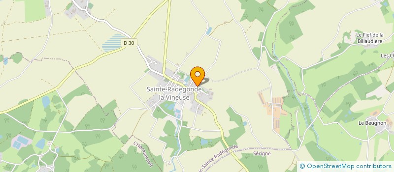 localisation de l'entreprise LA GRAND COURT  MARSAIS-SAINTE-RADEGONDE