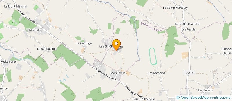 localisation de l'entreprise LA GRAND'FERME  ANNEBAULT