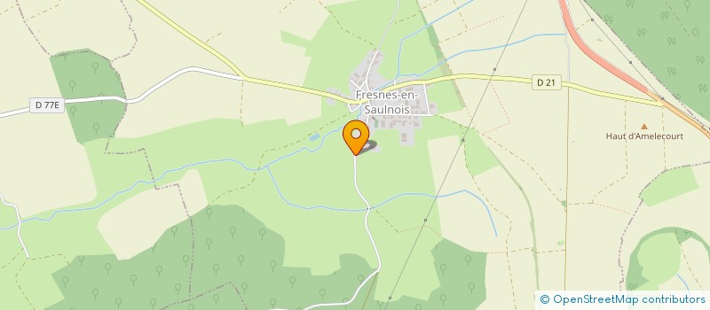 localisation de l'entreprise LA GRAND'HAIE  FRESNES-EN-SAULNOIS