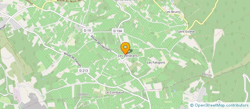 localisation de l'entreprise LA GRAND TERRE  BEDOIN