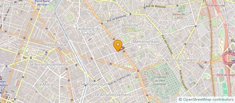 localisation de l'entreprise LA GRAND VIE  PARIS
