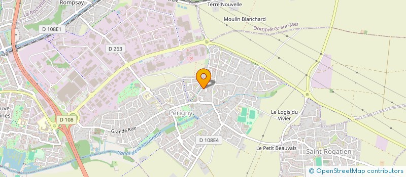 localisation de l'entreprise LA GRAND' VOILE  PERIGNY